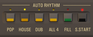 Rhythm Selection Buttons