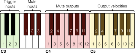 MIDI Key Chart