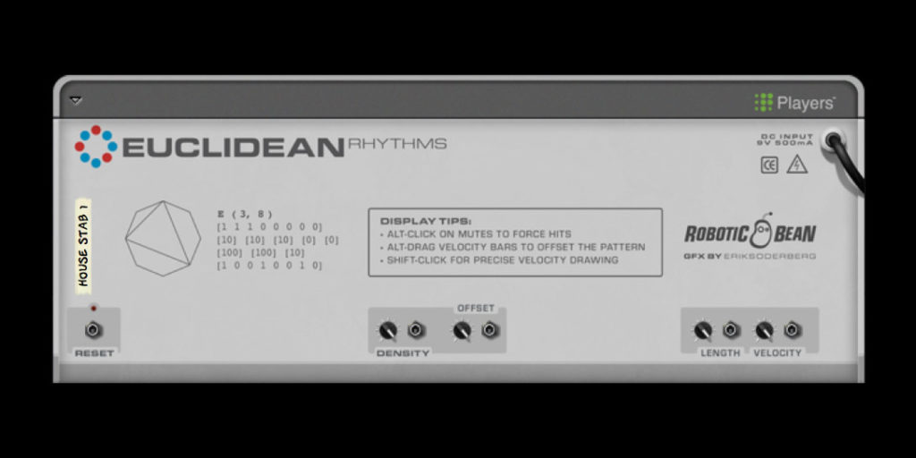 Euclidean Rhythms Robotic Bean