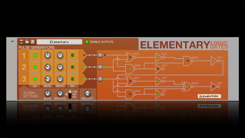 Elementary Logic Gates interface