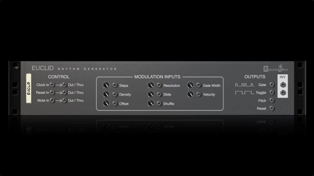 Euclid Rhythm Generator – back panel